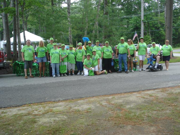Residents and Volunteers at the 40th Anniversary