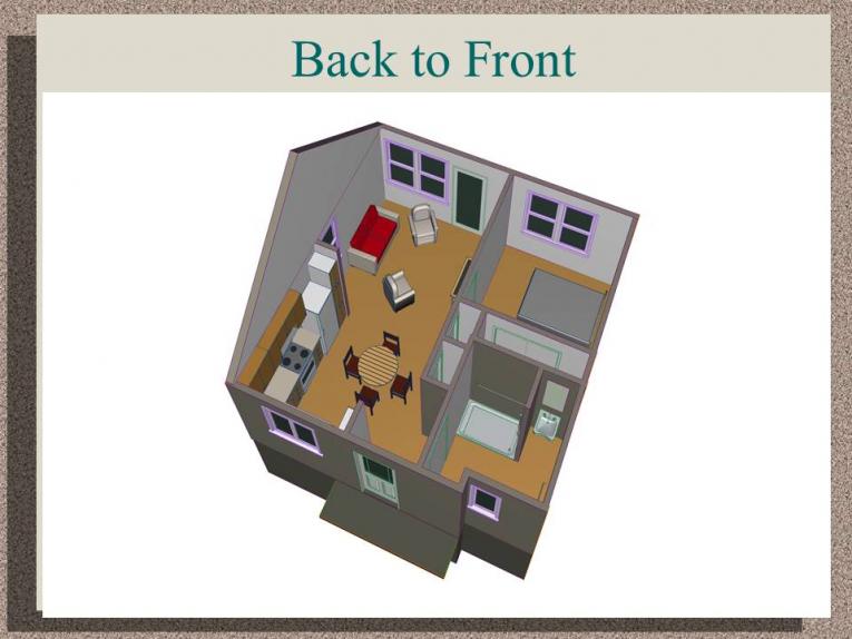 Back to Front 3D