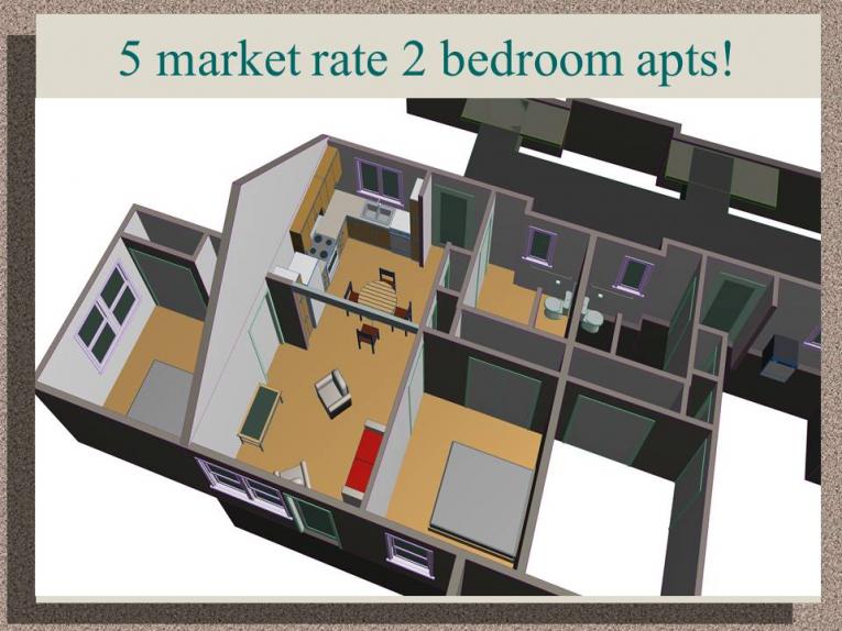 5 Market Rate 2 Bedroom Apartments