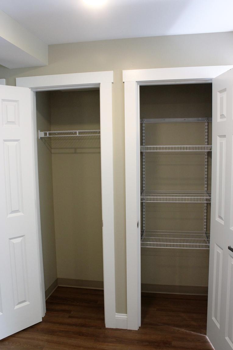 Open Kitchen Closets